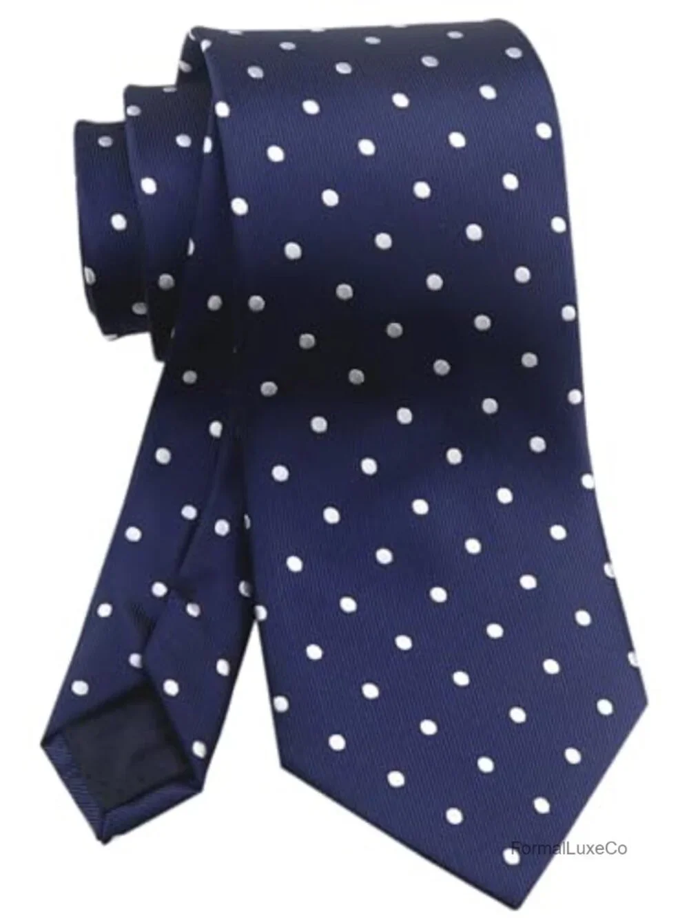 Men's Polka Dot Necktie Microfiber Polyester Formal Wedding Groomsmen Business